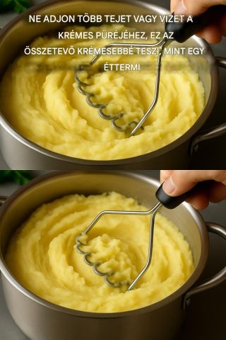 Ne adj tejet vagy vizet a püréhez: ettől az összetevőtől minden krémesebb lesz, mint egy étteremben.