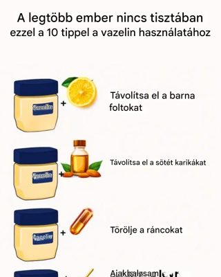10 tipp a vazelin használatához