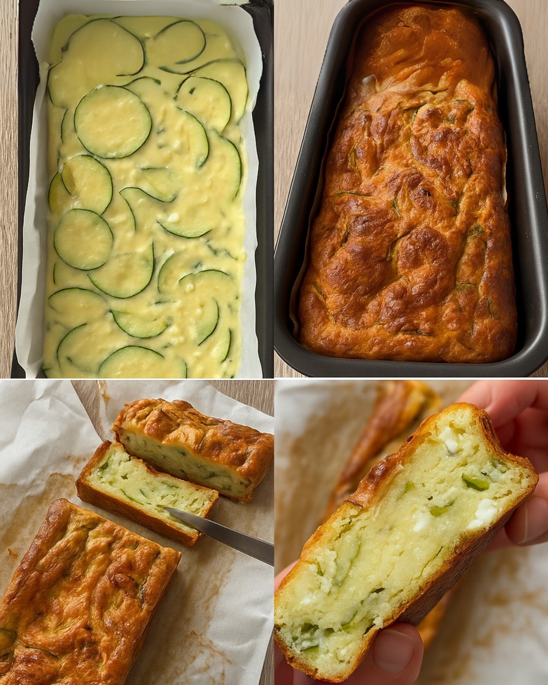 Cukkini láthatatlan sütemény recept: Könnyű és ízletes