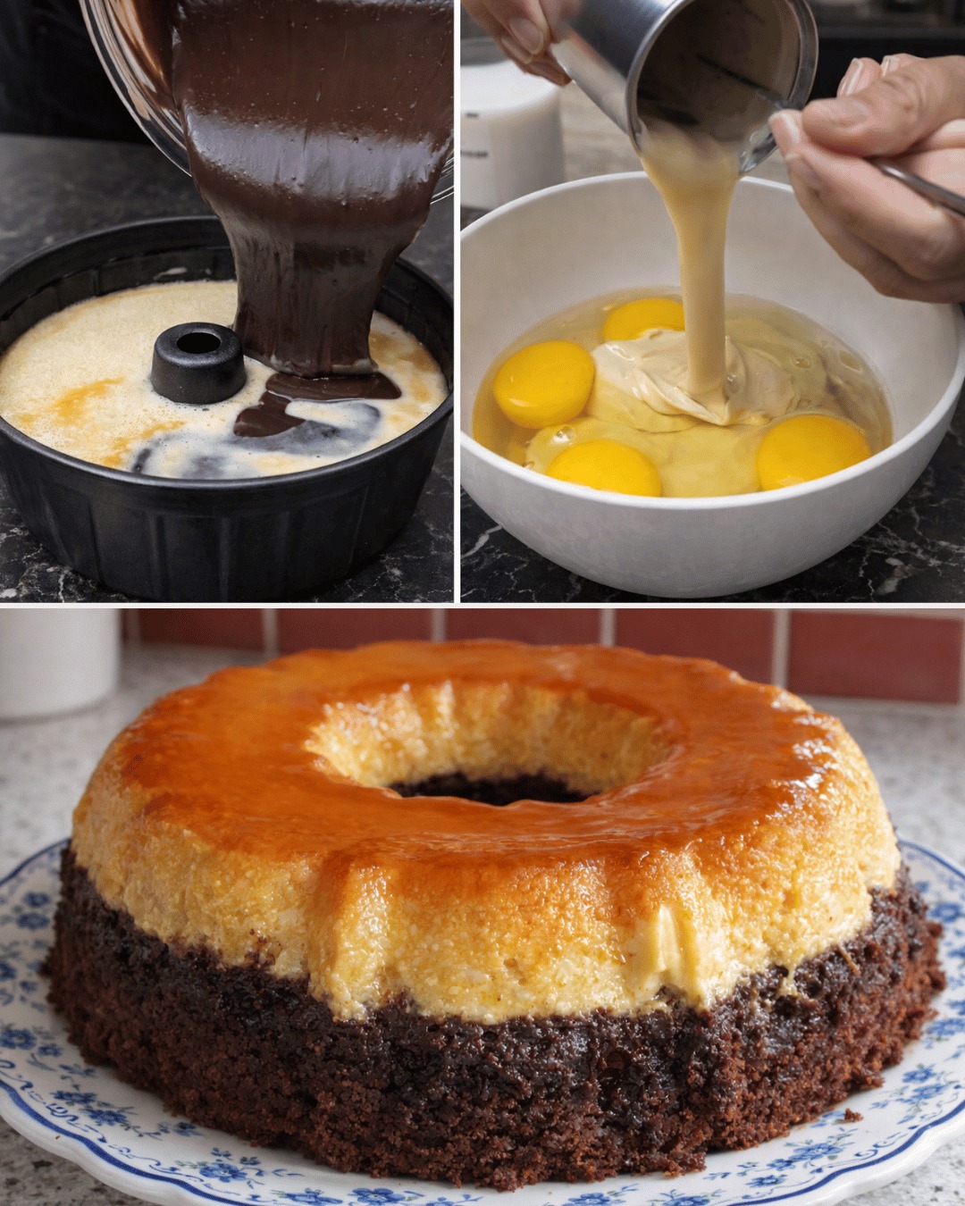 Varázstorta flan és karamellás csokoládé – A két textúrájú, tévedhetetlen recept