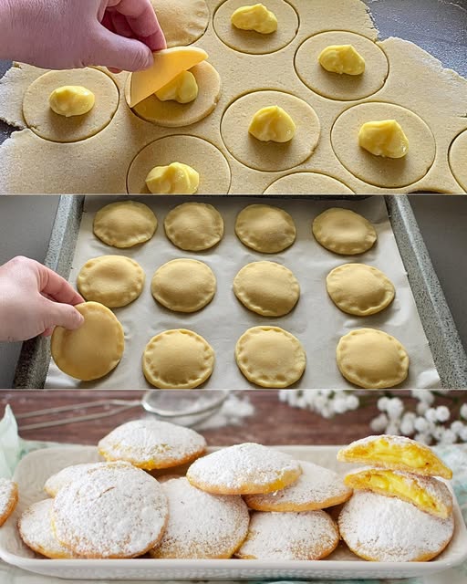 Erice híres kekszei, vaníliakrémmel töltve. Ments el a receptet: