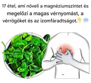 17, ami növeli a magnéziumszintet és megelőzi a magas ételt vérnyomást, a vérrögöket és az izomfáradtságot