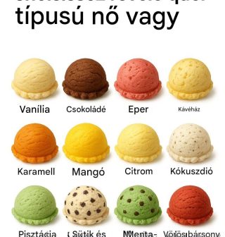 A fagylalt, amit választasz, elárulja, milyen típusú nő vagy