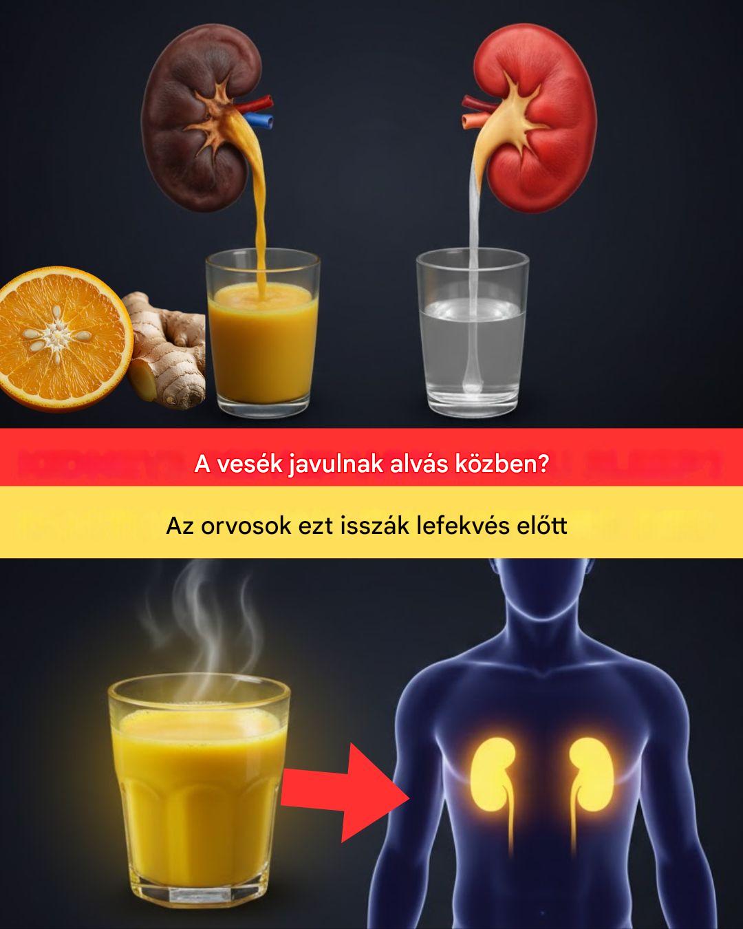 4 gyengéd esti ital, amely támogatja a vese egészségét
