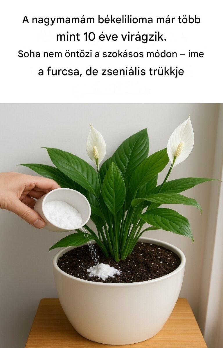 A Békaliliom ápolásának titka: Felejtsd el a vizet – használd ezt a tartós szépségért