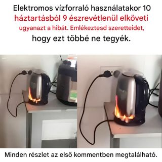 Valószínűleg te is egyike vagy annak a 9 háztartásnak a 10-ből, amelyik ezt a hibát követi el az elektromos vízforralójával.