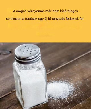 A magas vérnyomásnak új bűnöse van.