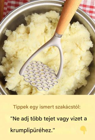 A krémes és finom krumplipüré legjobban őrzött titka (NEM tej!)