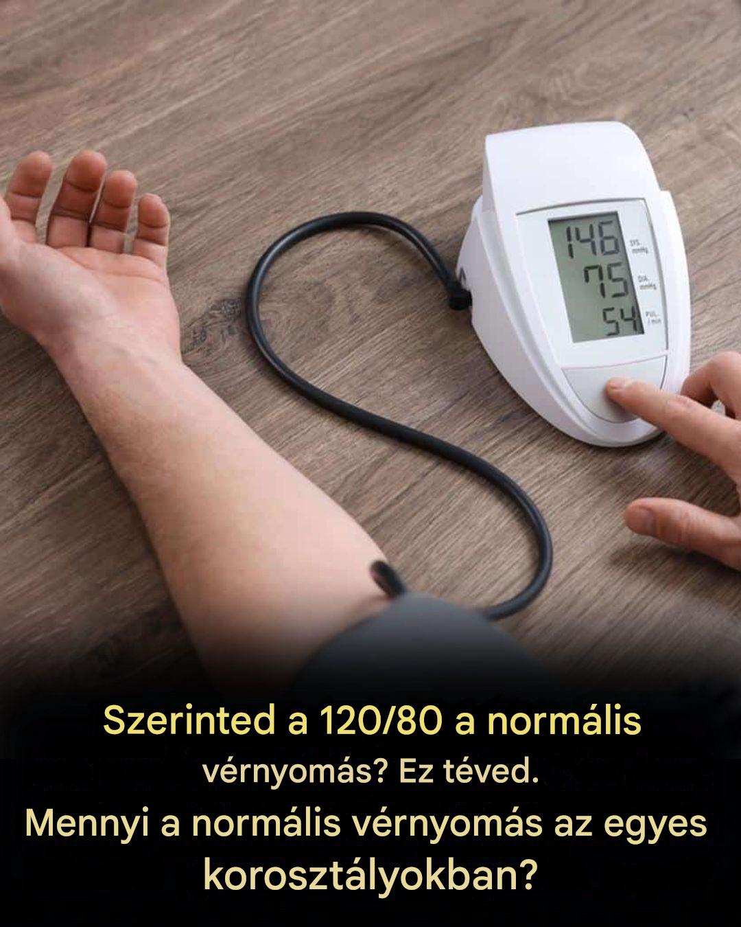 Mi a normális vérnyomás az Ön korában? Világos és naprakész útmutató