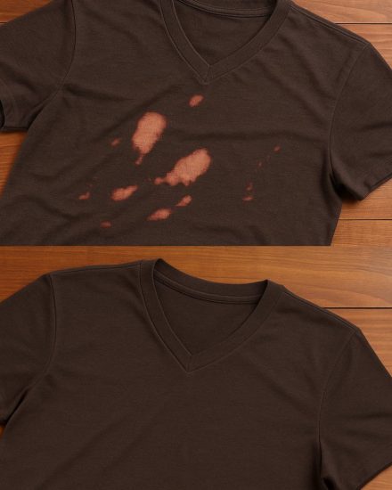 Természetes módszer a fehérítőfoltok eltávolítására a ruhákból