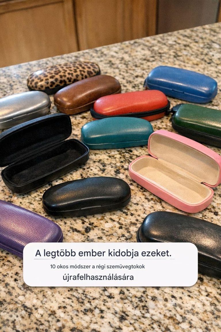 A legtöbb ember ezeket kidobja. 10 okos módszer a régi szemüvegtokok újrahasznosítására