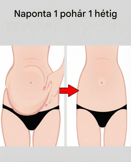 Naponta egy pohárral 1 héten keresztül a lapos hasért (link a hozzászólásokban)