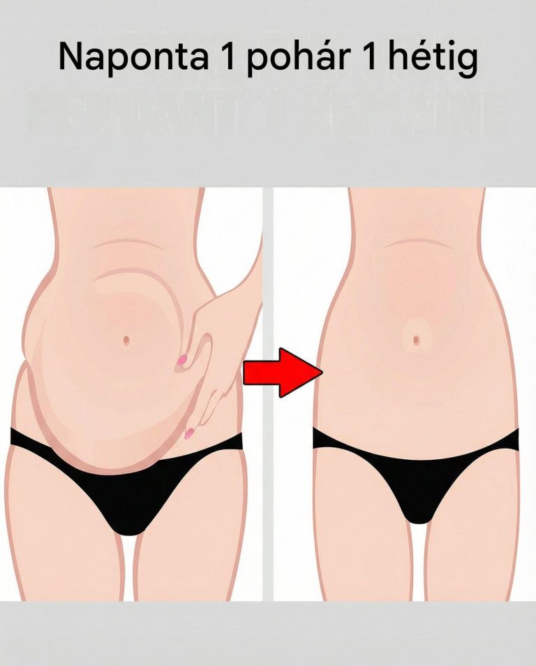 Naponta egy pohárral 1 héten keresztül a lapos hasért (link a hozzászólásokban)