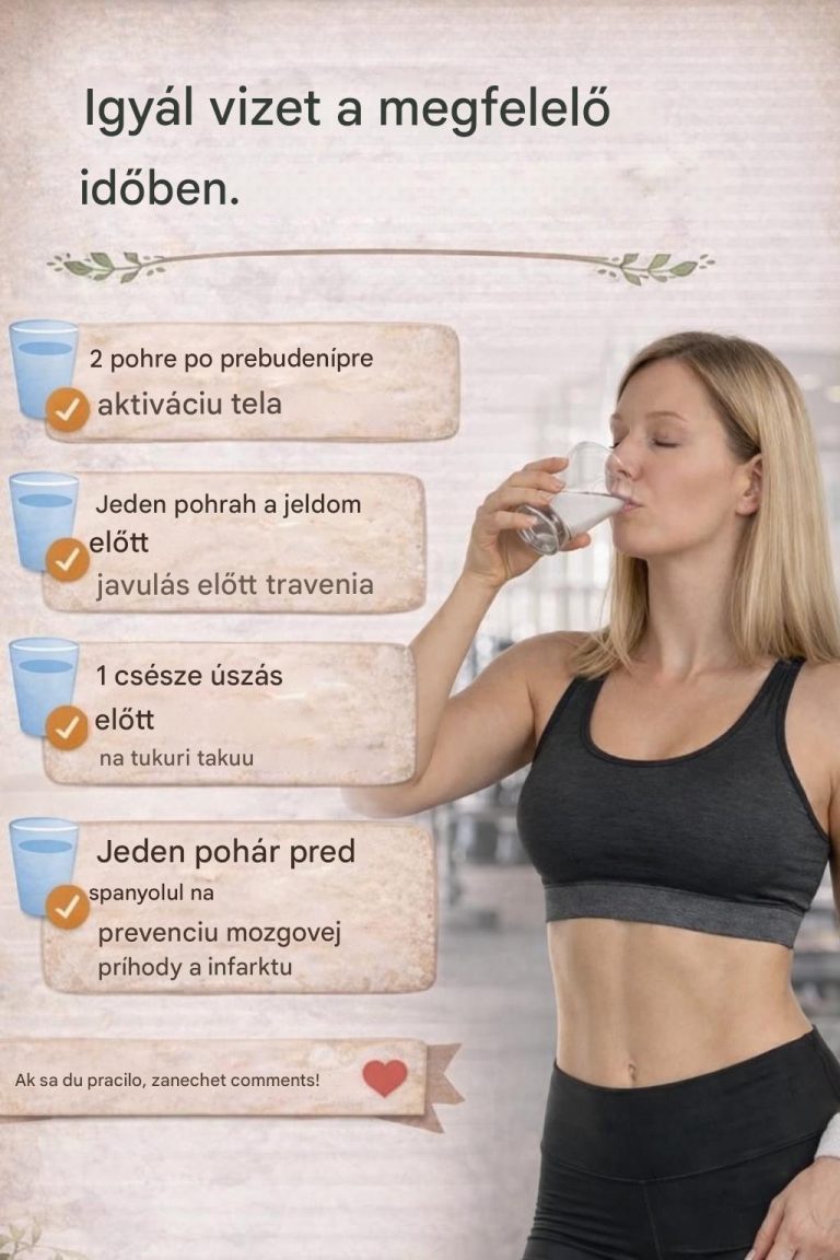 Mikor kell vizet inni? 4 kulcsfontosságú pillanat az egészség és az energiaszint javítására… tudj meg többet