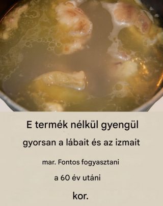 Nélküle a csontjaid gyorsan fogyni fognak, az izmaid pedig sorvadni kezdenek. 60 éves kor után fontos, hogy beilleszd az étrendedbe.