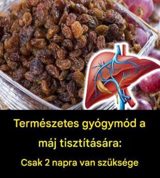 Természetes gyógymód a máj tisztítására: Csak 2 napra van szükséged