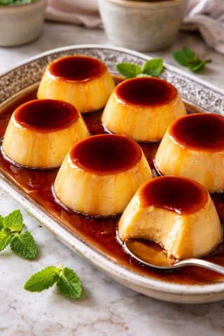 Kukoricakeményítős flan