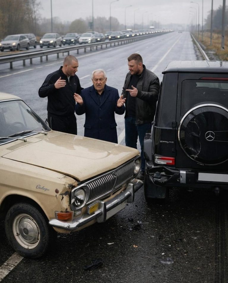 Az autópályán huligánok elvágtak egy idős férfit, szándékosan balesetet okoztak, majd pénzt követeltek a „kárért”: csak fogalmuk sem volt, ki ez az idős férfi, és mi fog velük történni néhány perc múlva.