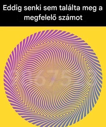 Megtalálod a rejtett számot ebben az optikai illúzióban?