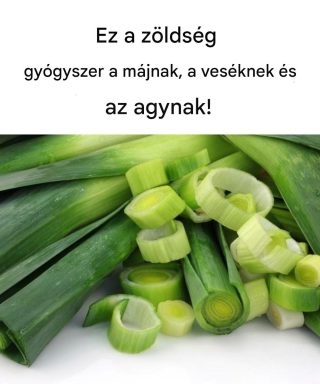 Ez a zöldség gyógyszer a májnak, a vesének és az elmének!