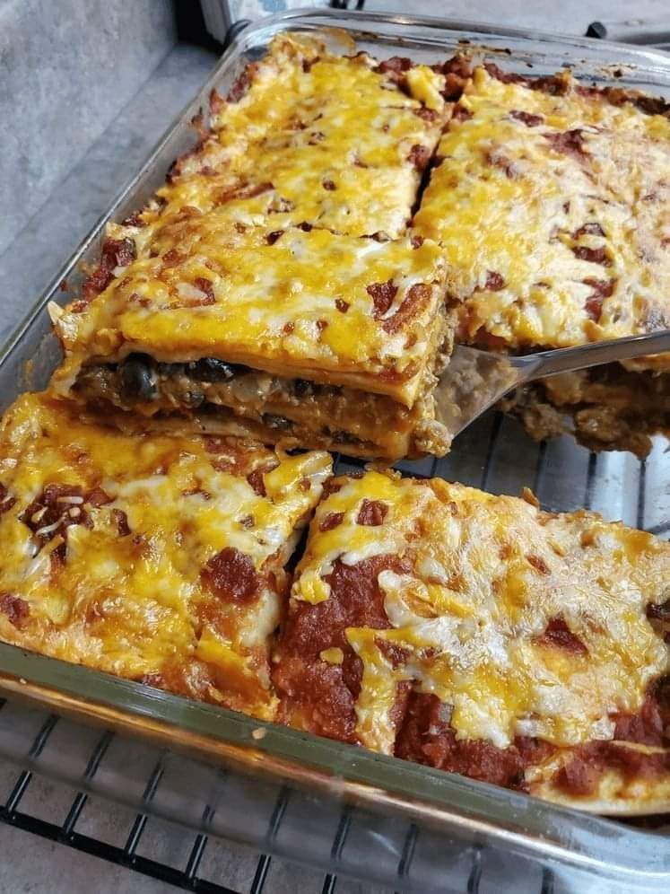 Mexikói taco lasagne recept
