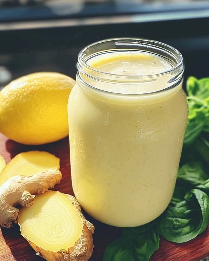 Krémes citromos-gyömbéres reggeli smoothie