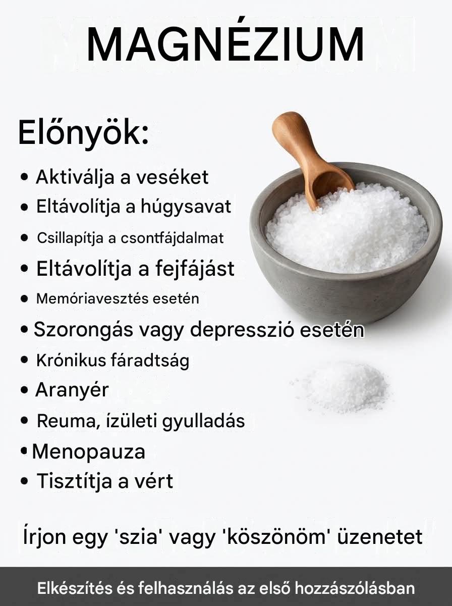 Miért kell minden nap magnéziumot szednie: Előnyök, Felhasználás és Egészségügyi Hatás