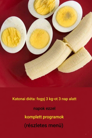 Katonai diéta: gyorsan fogyj mindössze 3 nap alatt