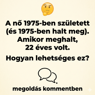 Találós kérdés: Ez a nő 1975-ben született