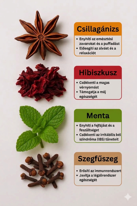 Természetes gyógymódok a konyhából: 4 gyógynövény az egészség szolgálatában