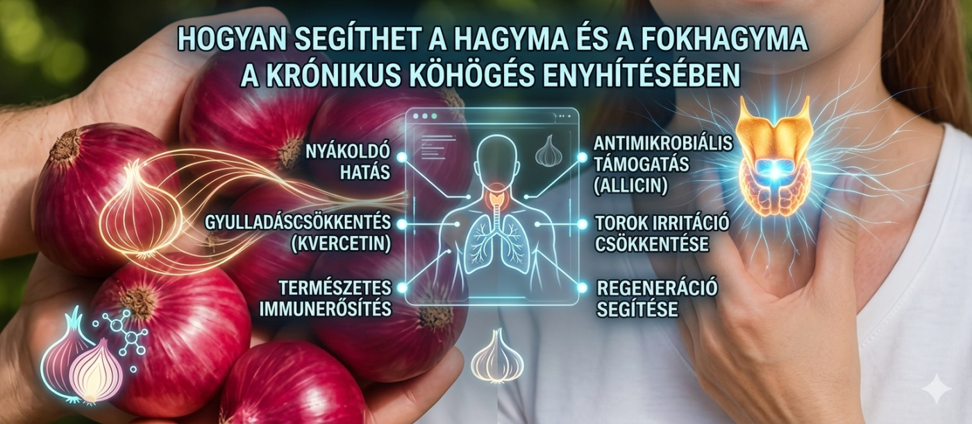 Hogyan segíthet a hagyma és a fokhagyma a krónikus köhögés enyhítésében