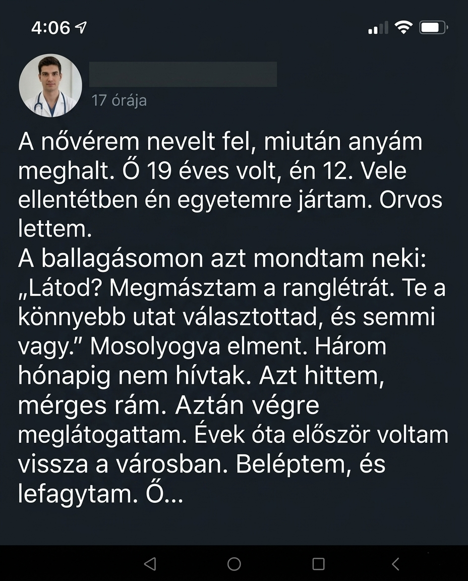 Miután felnevelt, a húgomat „kevesebbnek” neveztem – aztán rájöttem, mennyire tévedtem.