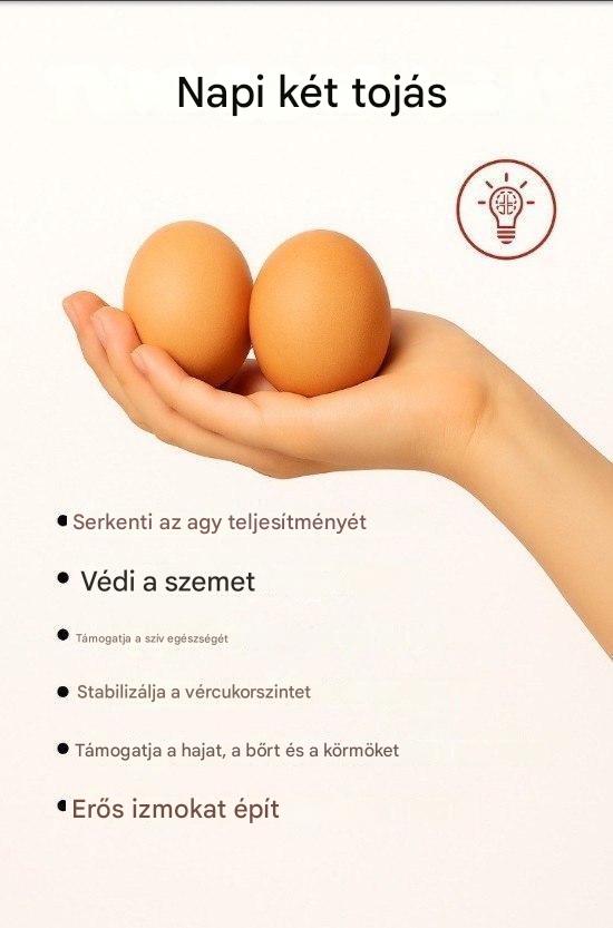 Napi két tojás: egy kis szokás, nagy lendület az egészségednek.