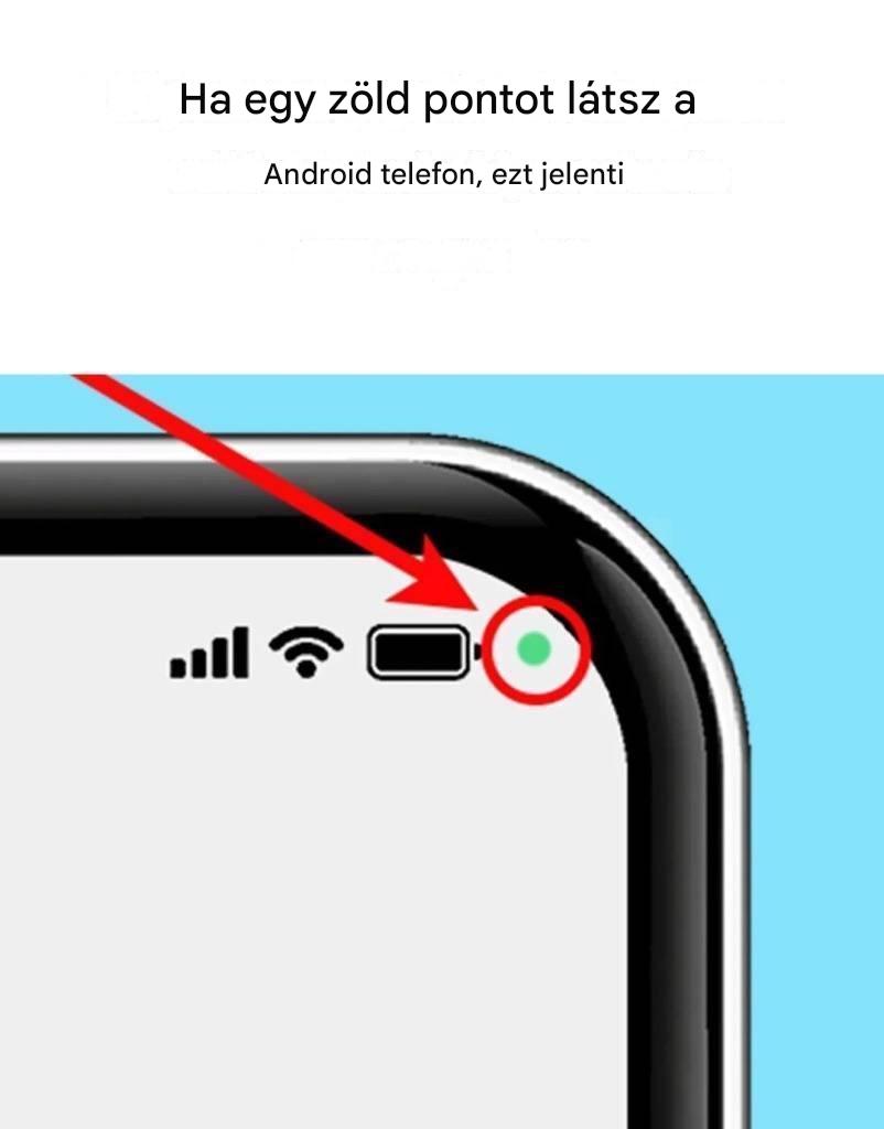 Látsz egy zöld pontot az Androidos telefonodon? Íme, mit jelent.