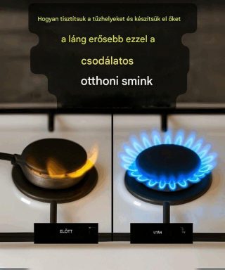 Hogyan tisztítsuk meg a tűzhely szellőzőnyílásait és tegyük erősebbé a lángot ezzel a házi készítésű trükkel