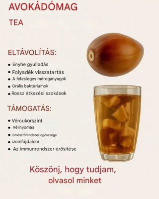 Avokádómag: A rejtett kincs, amelyből egészséges teát készíthet
