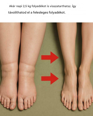 Akár napi 2,5 kg folyadékot is visszatarthatsz. Így távolíthatod el a felesleget.
