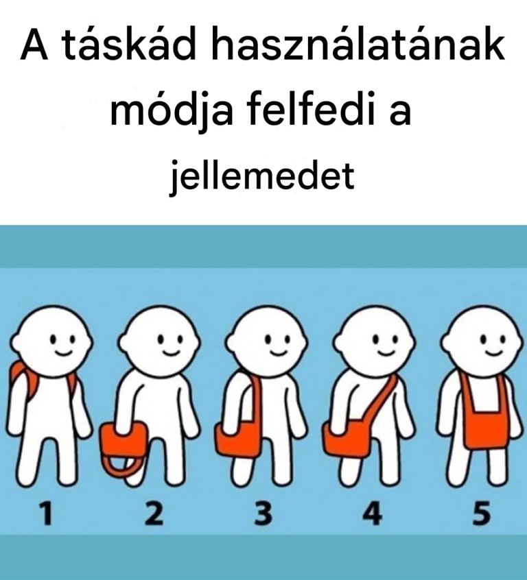 A táskád használatának módja utalásokat ad a jellemedre.