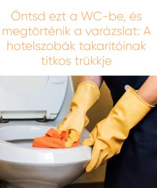 Öntsd ezt a WC-be, és megtörténik a varázslat: A hotelszobák takarítóinak titkos trükkje