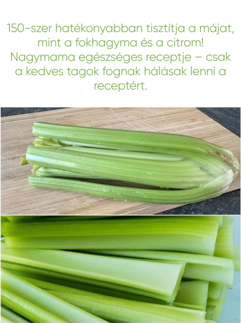 150-szer hatékonyabban tisztítja a májat, mint a fokhagyma és a citrom! Nagymama egészséges receptje – csak a kedves tagok fognak hálásak lenni a receptért.