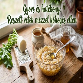 Gyors és hatékony: Reszelt retek mézzel köhögés ellen