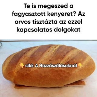 Te is megeszed a fagyasztott kenyeret? Az orvos tisztázta az ezzel kapcsolatos dolgokat