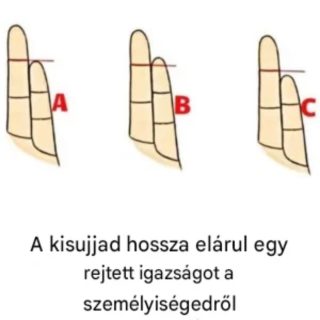 A kisujjad hossza felfedheti személyiséged váratlan aspektusait