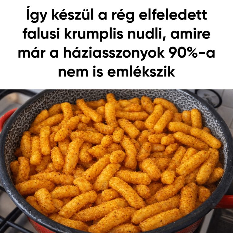 Így készül a rég elfeledett falusi krumplis nudli, amire már a háziasszonyok 90%-a nem is emlékszik