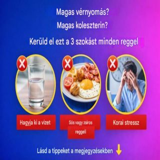 Magas vérnyomás és magas koleszterinszint: 3 dolog, amit minden reggel kerülni kell
