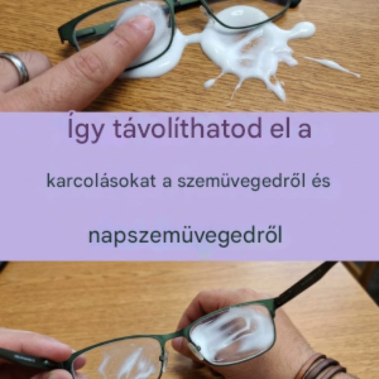 Öt praktikus módszer a megkarcolódott szemüveg otthoni kezelésére, miközben megérti a barkácsolás korlátait, védi a lencsebevonatokat, megelőzi a további károkat, kezeli az elvárásokat, ideiglenes megoldásokat keres, felismeri, mikor befolyásolják a karcolások a látást, és mikor a professzionális lencsecsere a legokosabb választás a hosszú távú szemkomfort érdekében