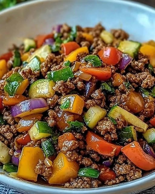 Stir-Fry de Bœuf aux Légumes