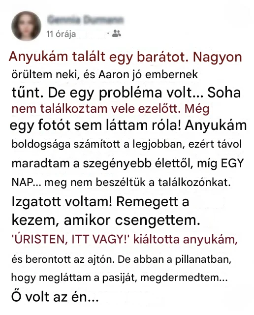 Az anyám férjhez ment…