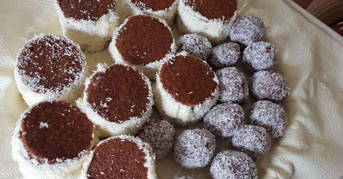 Hólabda, egyszerű kevert tésztából! A lehulló darabokból finom kókuszgolyó készül