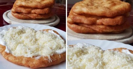 Egyszerű joghurtos hűtős lángos